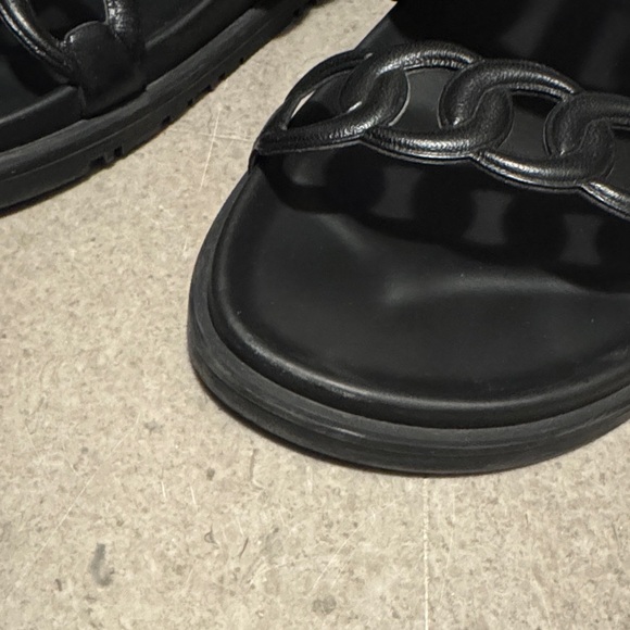 Hermes “extra” black leather sandals - Picture 3 of 8